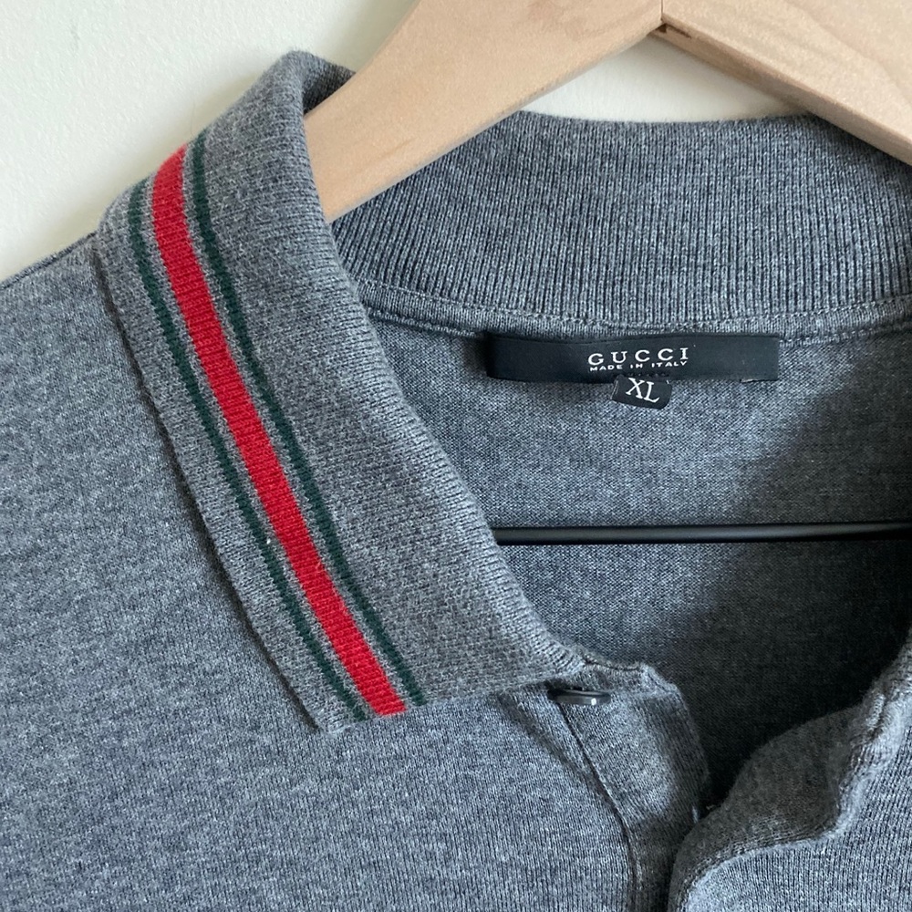 Gucci collared shirt, boys XL, fits women’s S